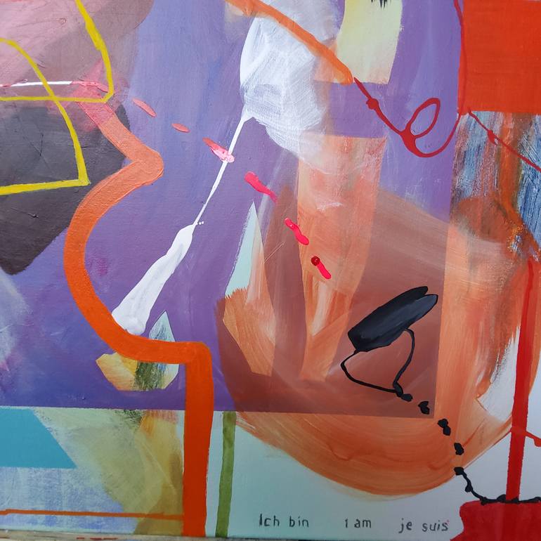 Original Abstract Expressionism Abstract Painting by Wendy Grace