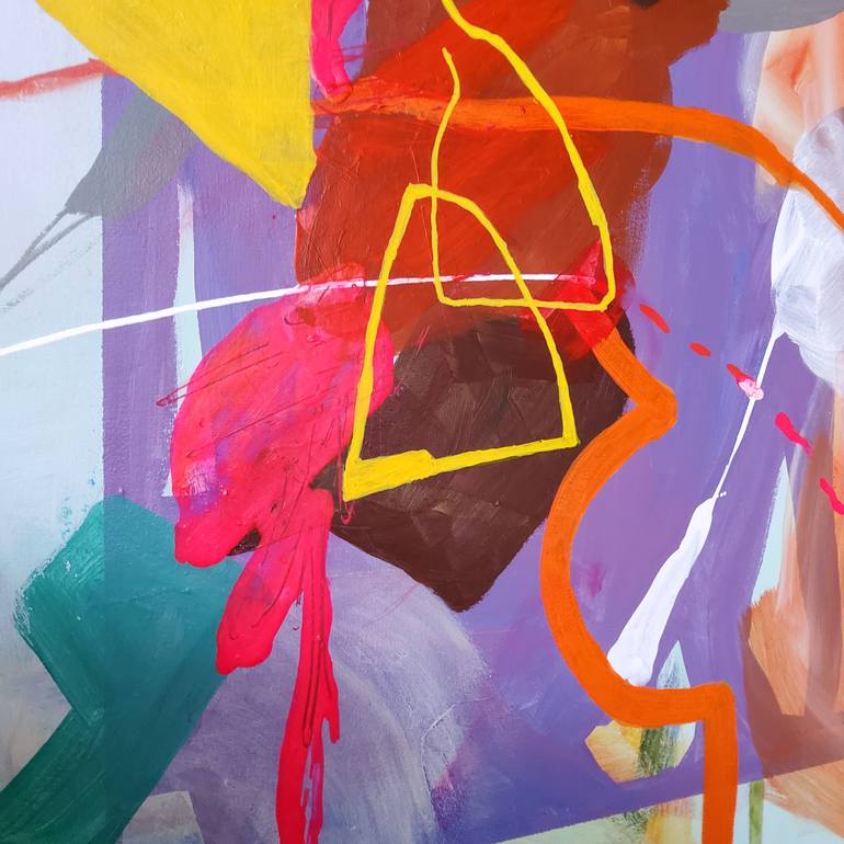 Original Abstract Expressionism Abstract Painting by Wendy Grace