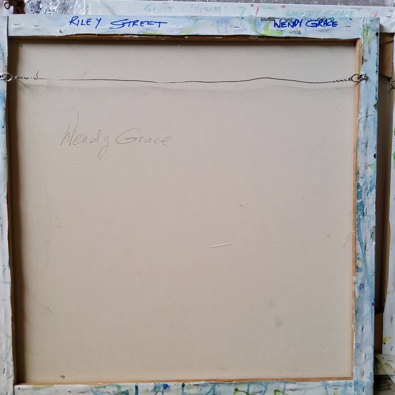 Original Abstract Expressionism Abstract Painting by Wendy Grace