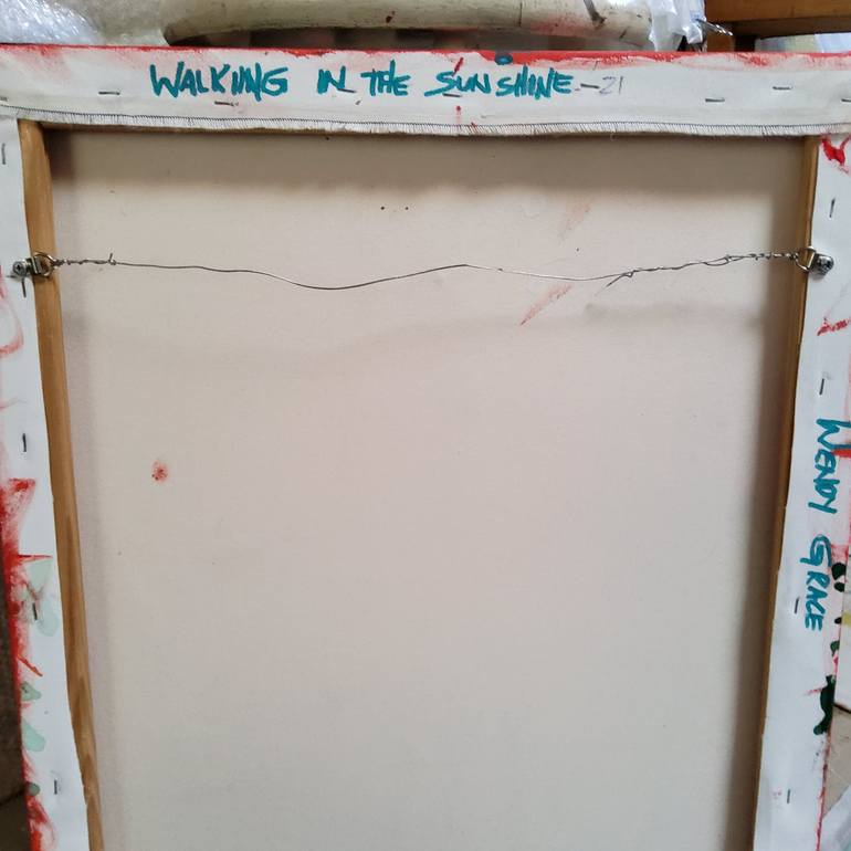 Original Abstract Expressionism Abstract Painting by Wendy Grace