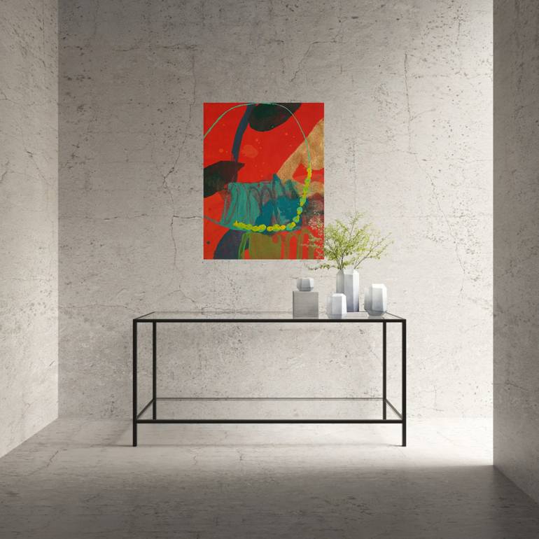 Original Abstract Expressionism Abstract Painting by Wendy Grace