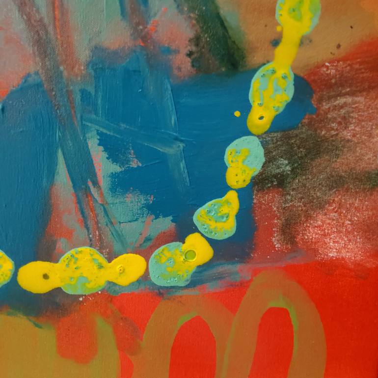 Original Abstract Expressionism Abstract Painting by Wendy Grace