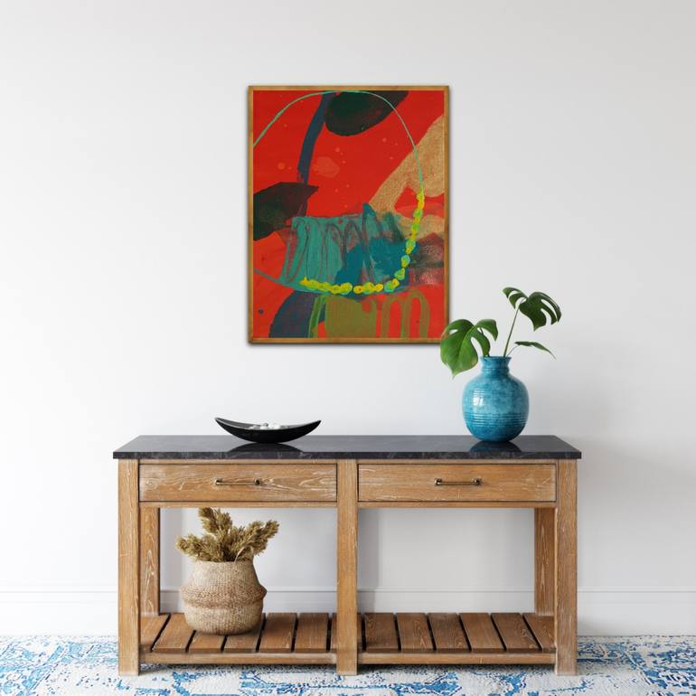 Original Abstract Expressionism Abstract Painting by Wendy Grace