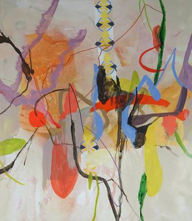 Original Abstract Expressionism Abstract Paintings by Wendy Grace