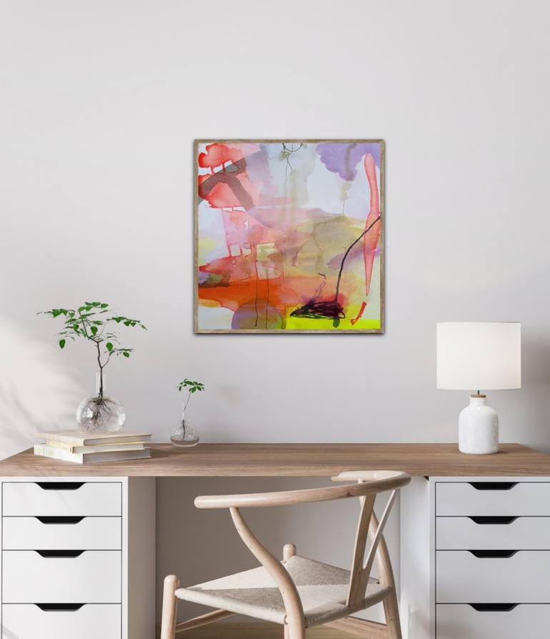 Original Abstract Expressionism Abstract Painting by Wendy Grace