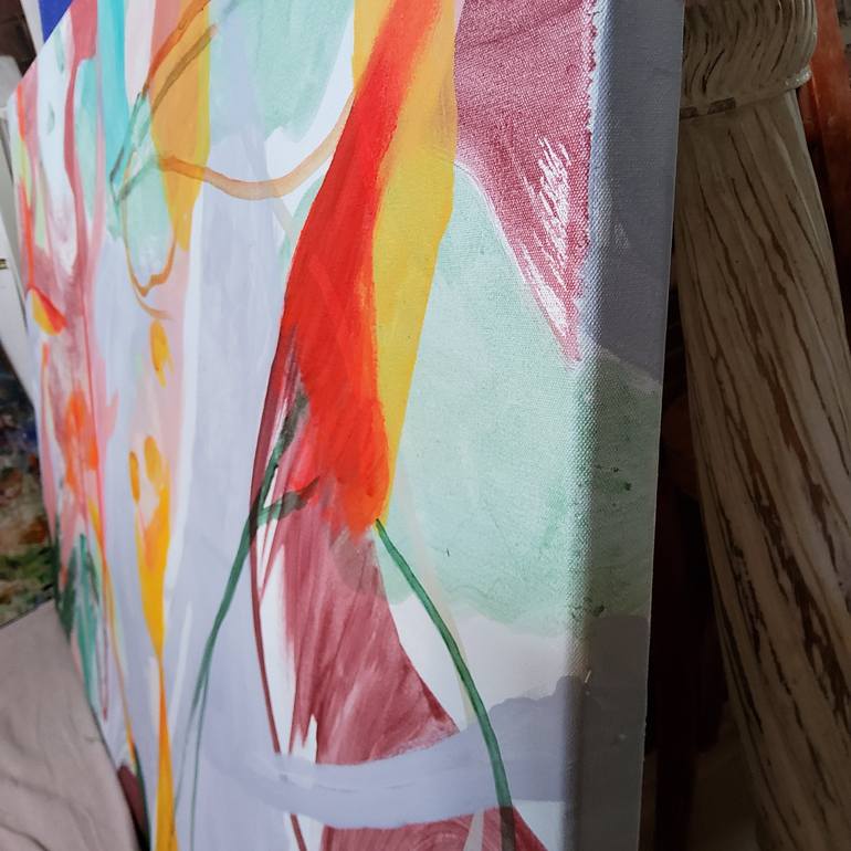 Original Abstract Expressionism Abstract Painting by Wendy Grace