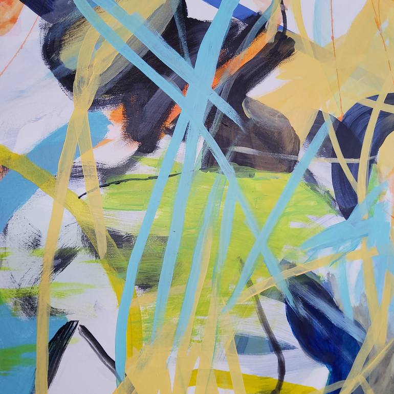 Original Abstract Expressionism Abstract Painting by Wendy Grace