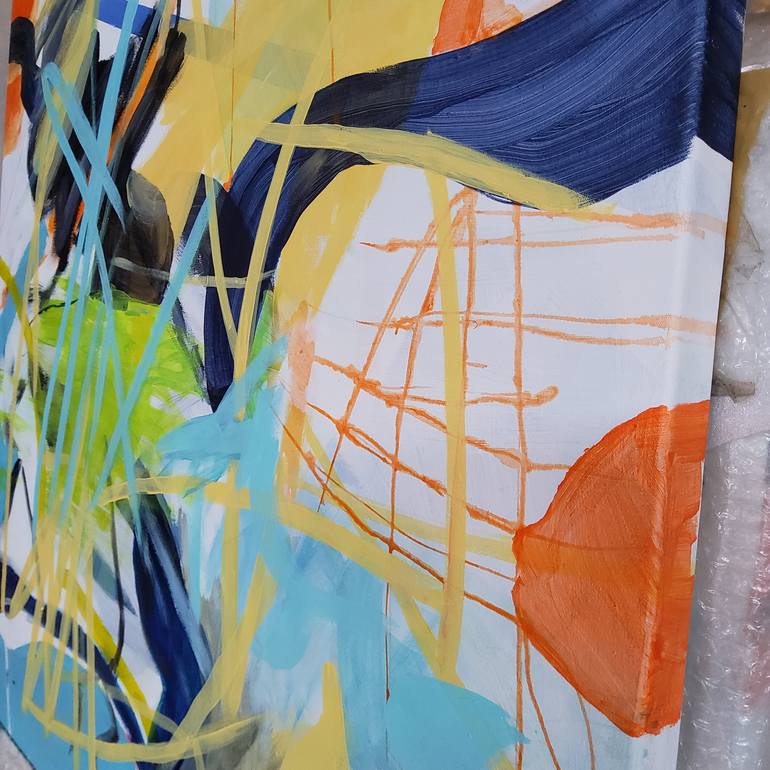 Original Abstract Expressionism Abstract Painting by Wendy Grace