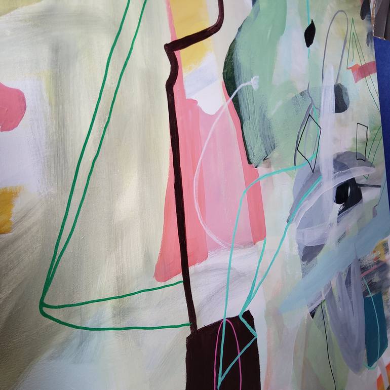 Original Abstract Expressionism Abstract Painting by Wendy Grace