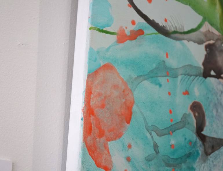 Original Abstract Expressionism Abstract Painting by Wendy Grace
