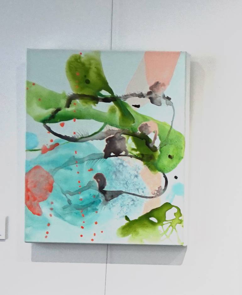 Original Abstract Expressionism Abstract Painting by Wendy Grace