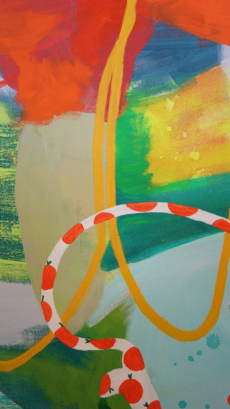 Original Abstract Expressionism Abstract Painting by Wendy Grace