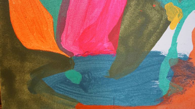 Original Abstract Expressionism Abstract Painting by Wendy Grace