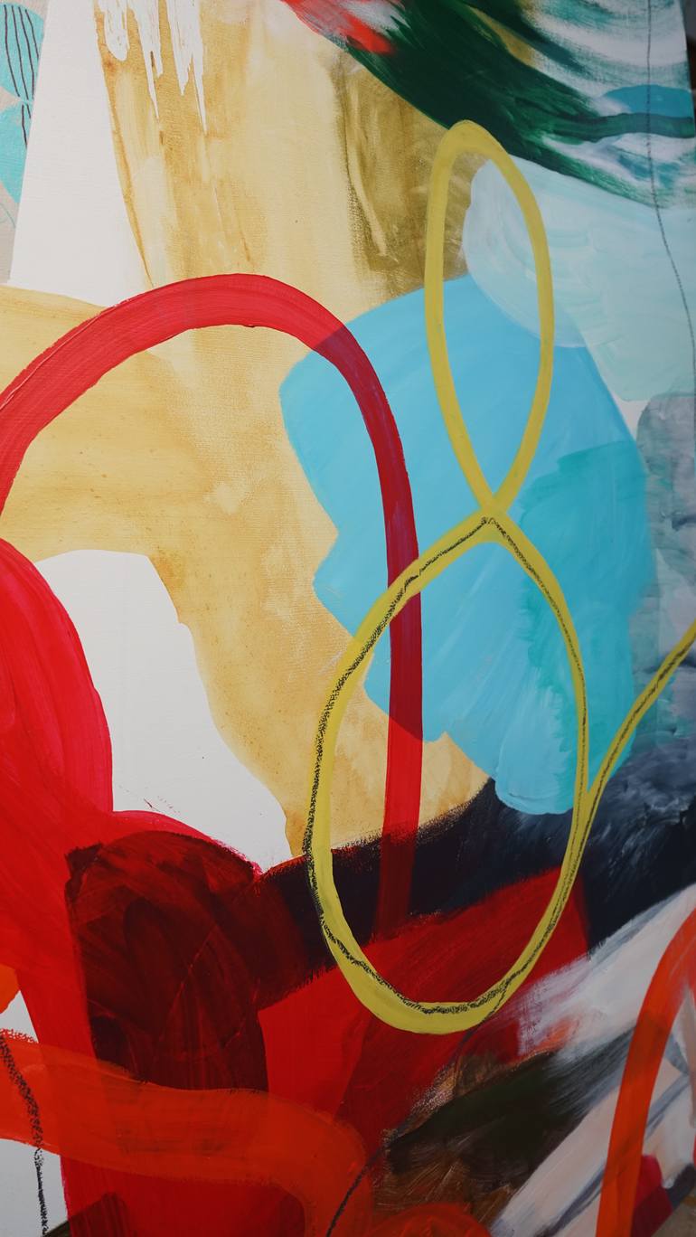 Original Abstract Expressionism Abstract Painting by Wendy Grace