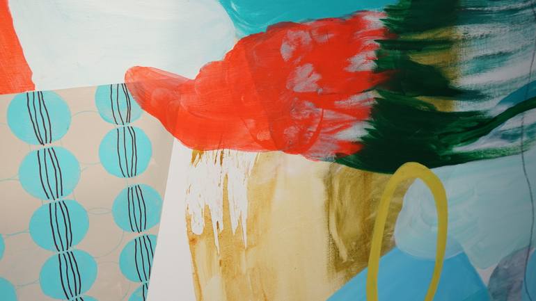Original Abstract Expressionism Abstract Painting by Wendy Grace