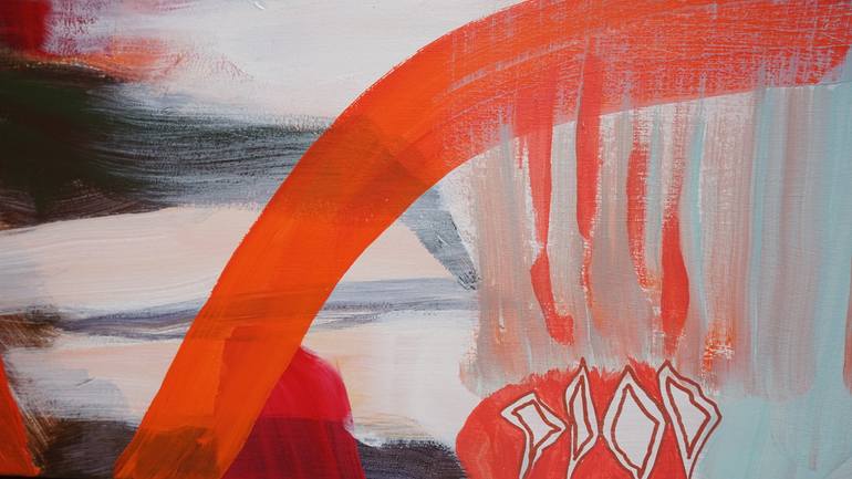 Original Abstract Expressionism Abstract Painting by Wendy Grace