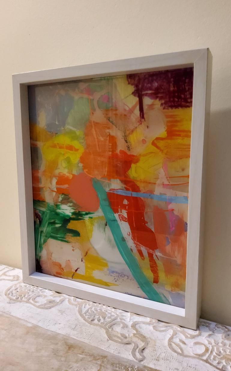 Original Abstract Expressionism Abstract Painting by Wendy Grace