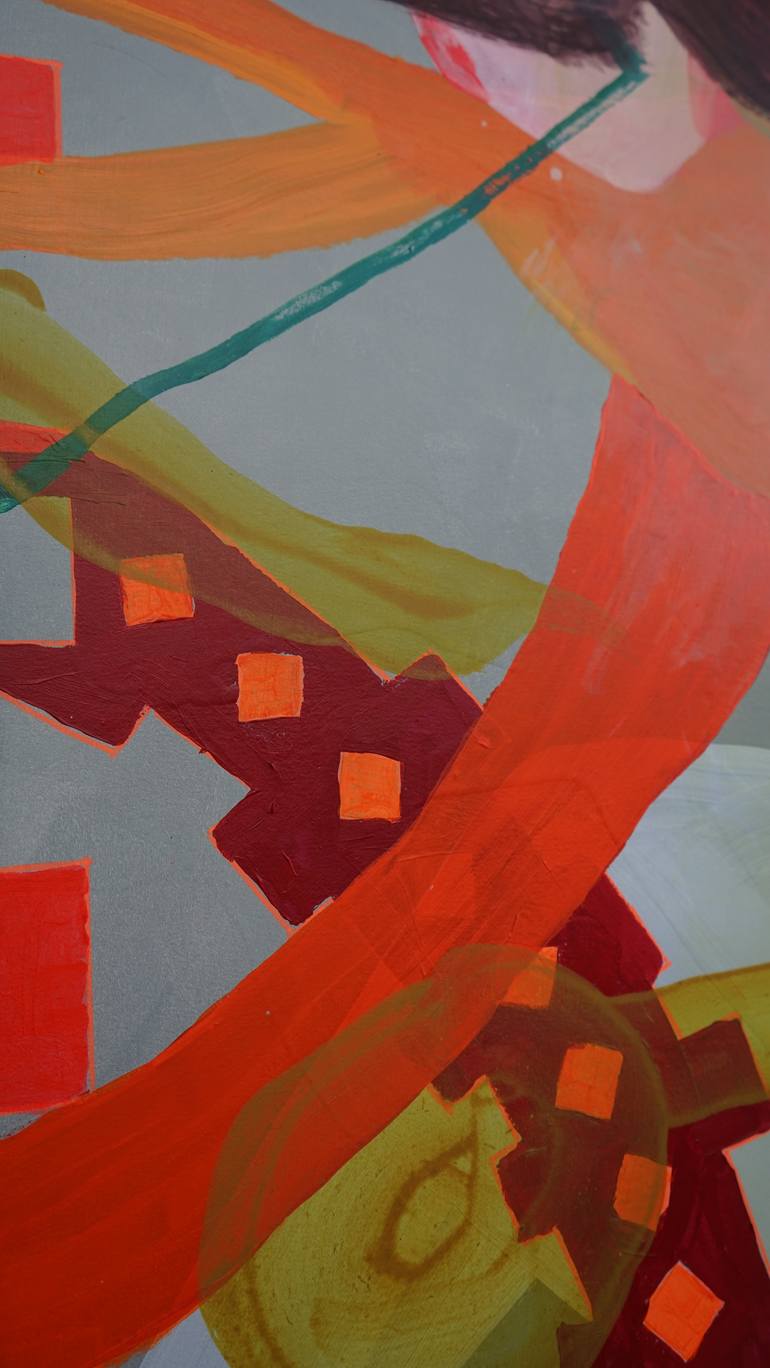 Original Abstract Expressionism Abstract Painting by Wendy Grace