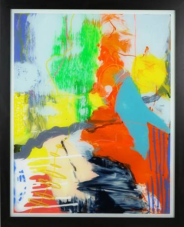 Original Abstract Expressionism Abstract Paintings by Wendy Grace