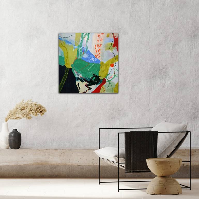 Original Abstract Expressionism Abstract Painting by Wendy Grace