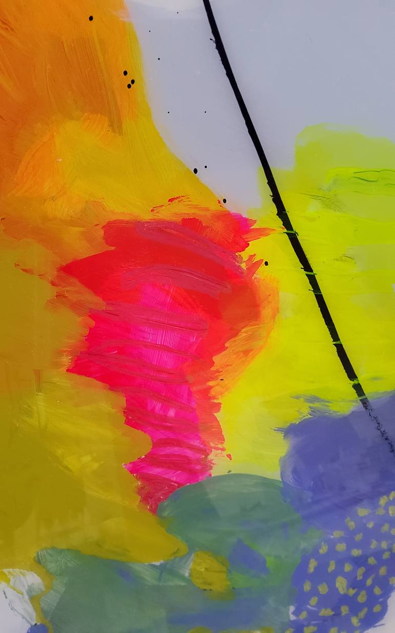 Original Abstract Expressionism Abstract Painting by Wendy Grace