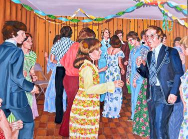 Original Contemporary People Paintings by Jacqueline Kott-Wolle