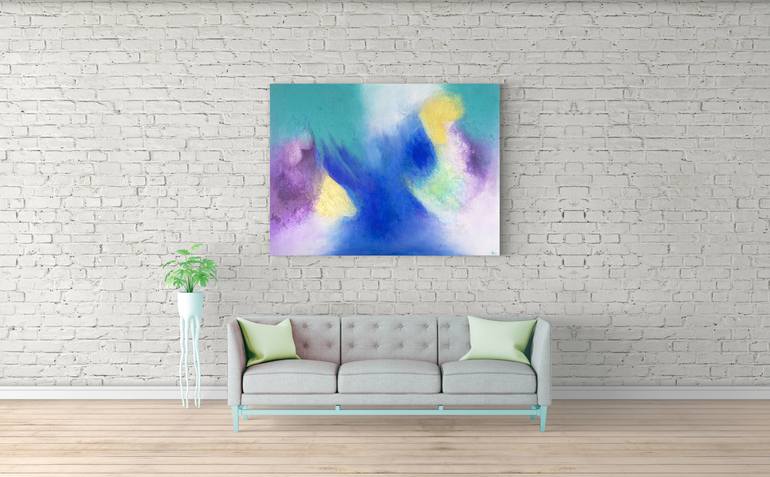 Original Abstract Expressionism Abstract Painting by Samantha Paris Estes