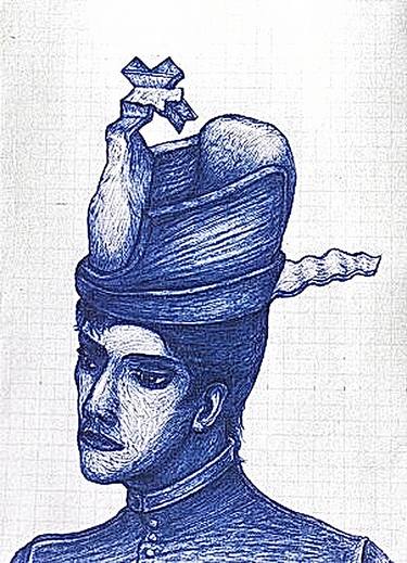 Print of Portrait Drawings by Dragan Azdejkovic