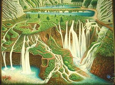 Print of Nature Paintings by Dragan Azdejkovic