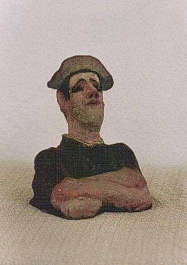 Original Figurative Portrait Sculpture by Dragan Azdejkovic