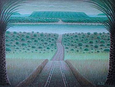 Print of Fine Art Landscape Paintings by Dragan Azdejkovic