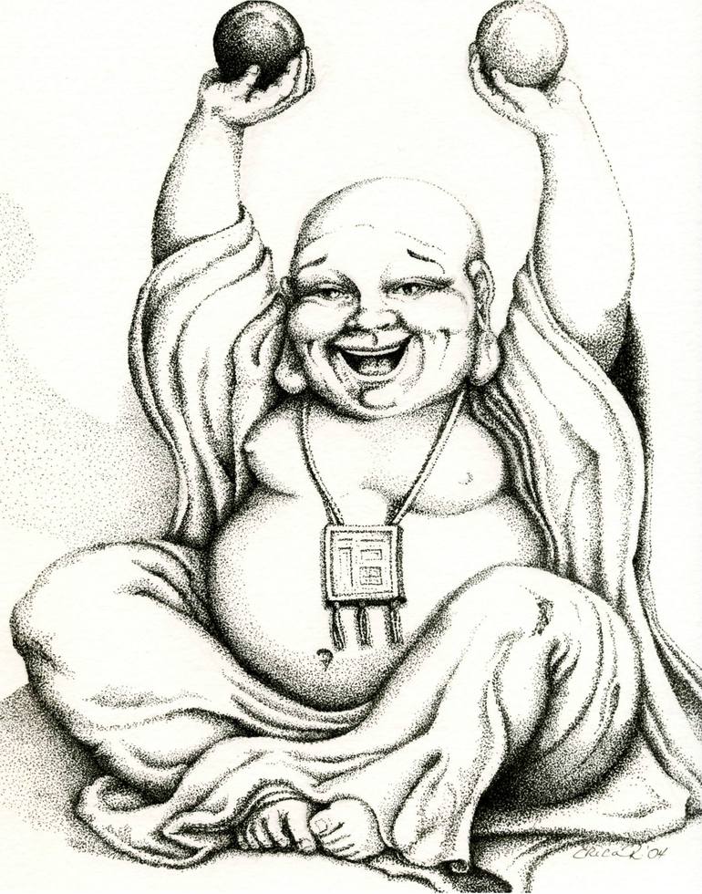 Featured image of post Laughing Buddha Drawing Images A place in this world for delightful buddhist fluff