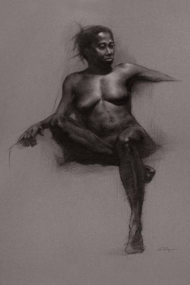 Print of Nude Drawings by Mark Anstis