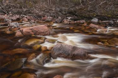 Creek Flowing Over Pink Stones, Nova Scotia thumb