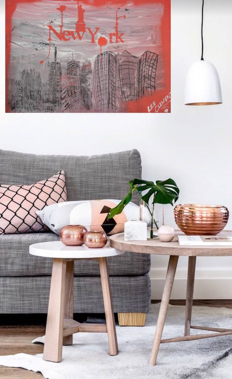 Original Illustration Abstract Painting by Lee Clement