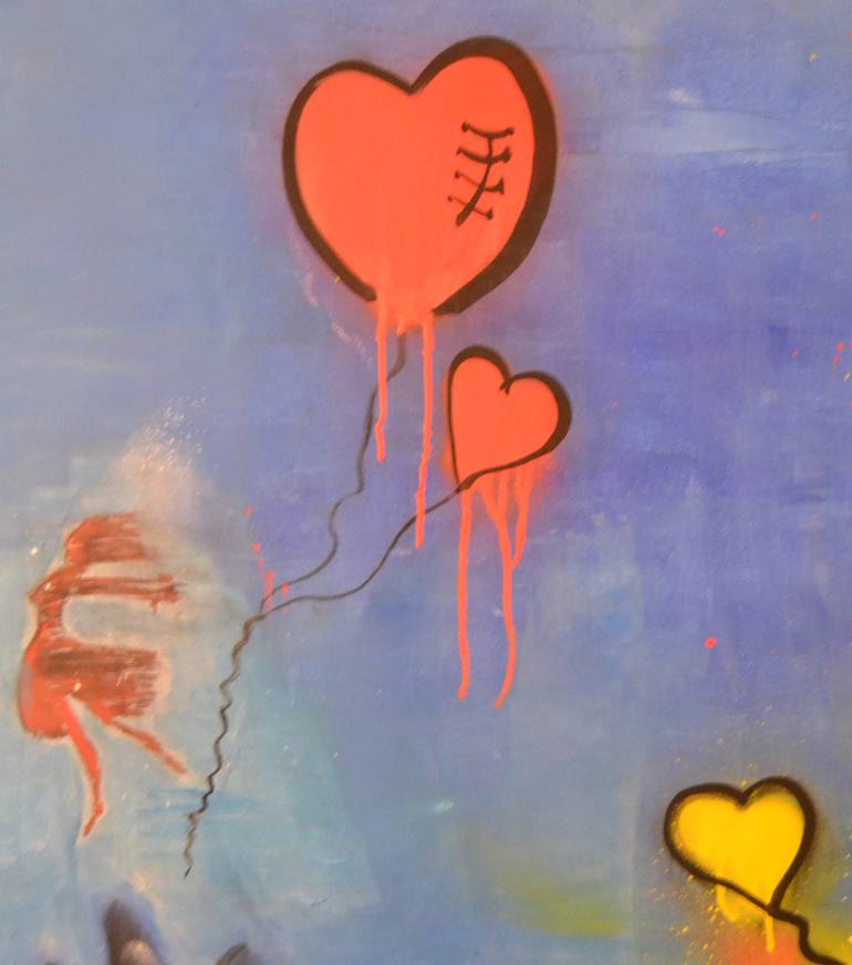 Original Abstract Expressionism Abstract Painting by Lee Clement