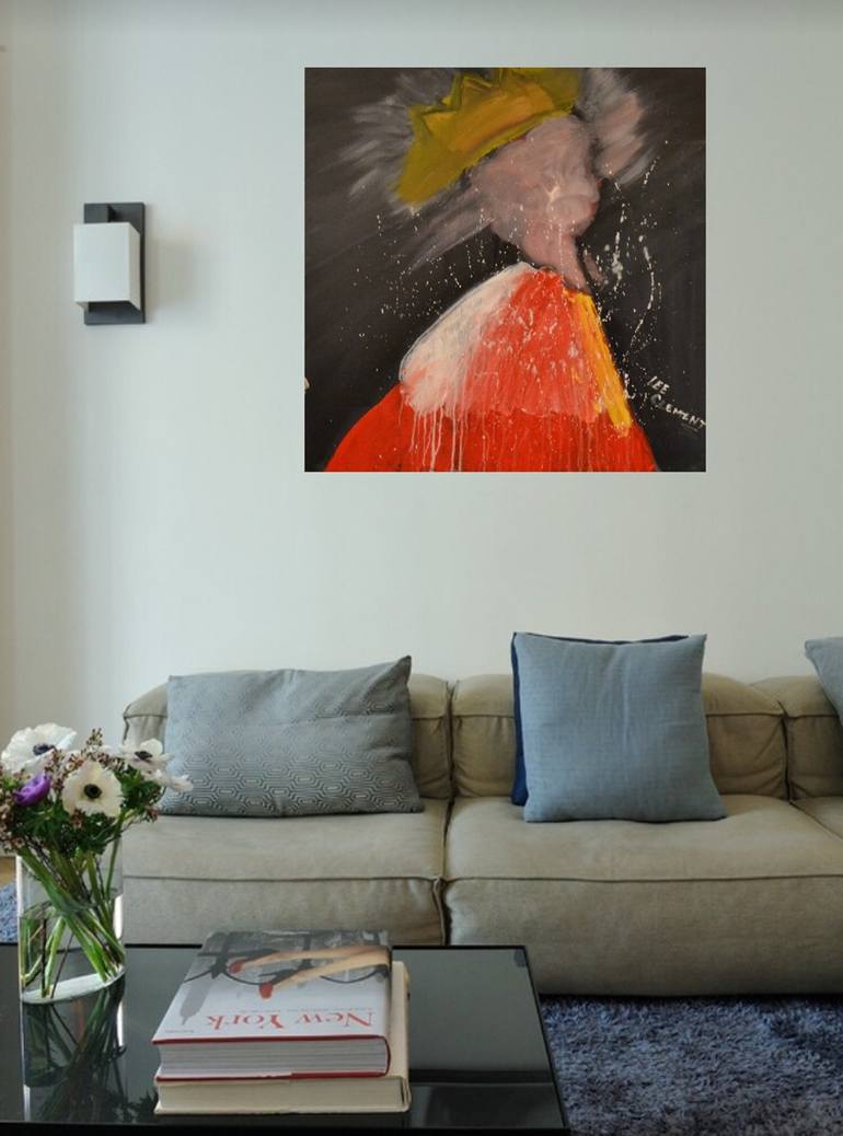 Original Abstract Expressionism Abstract Painting by Lee Clement