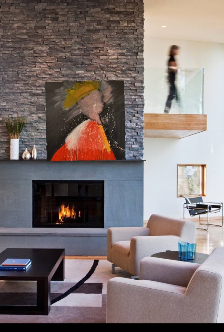 Original Abstract Expressionism Abstract Painting by Lee Clement