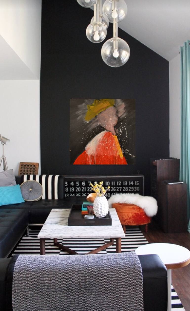 Original Abstract Expressionism Abstract Painting by Lee Clement