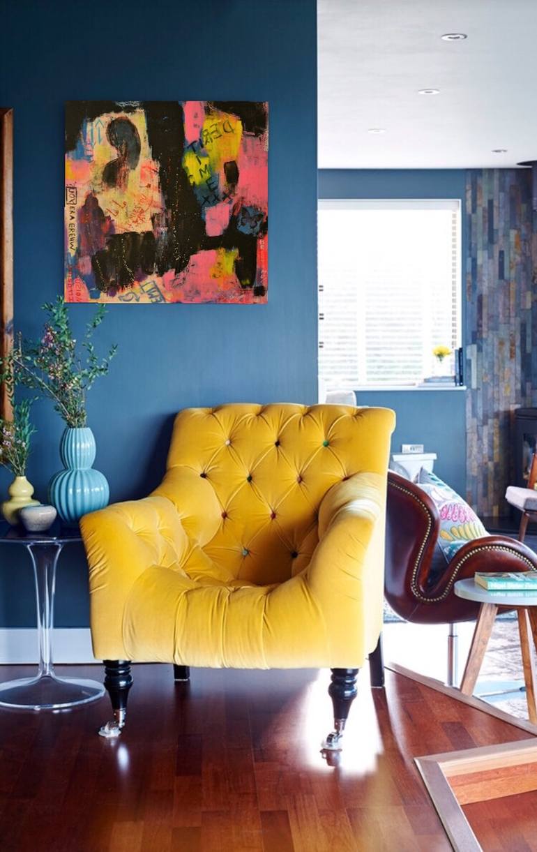 Original Abstract Expressionism Abstract Painting by Lee Clement