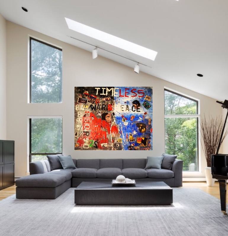Original Street Art Abstract Painting by Lee Clement
