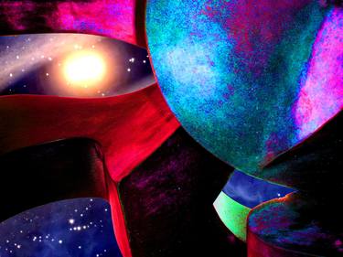 Print of Fine Art Outer Space Mixed Media by BRUCE IORIO