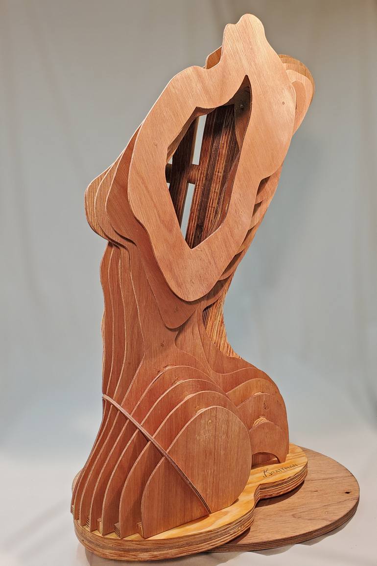 Original Abstract Body Sculpture by Jackie Braitman