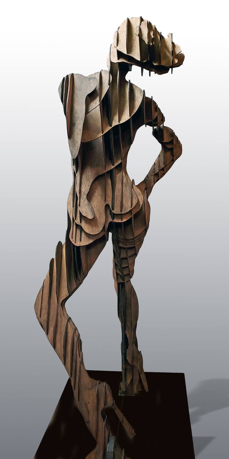 Original Abstract Women Sculpture by Jackie Braitman