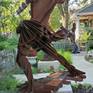 Contemporary, Movement, Dancer, Outdoor, Corten Steel, Rhythm, Garden