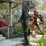 contemporary goddess, empowerment, corten steel, outdoor sculpture, garden sculpture, dancer, rhythm and movement