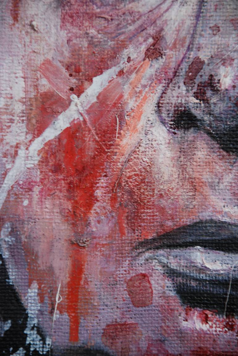 Original Abstract People Painting by Antonio Coccaro