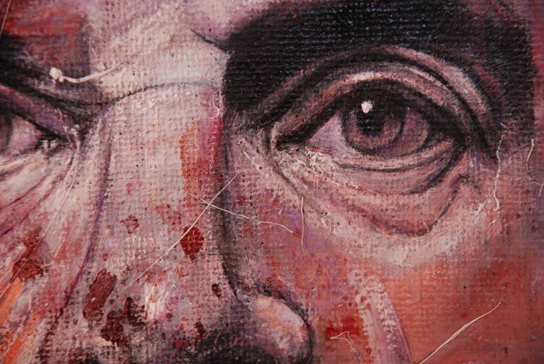 Original Abstract People Painting by Antonio Coccaro
