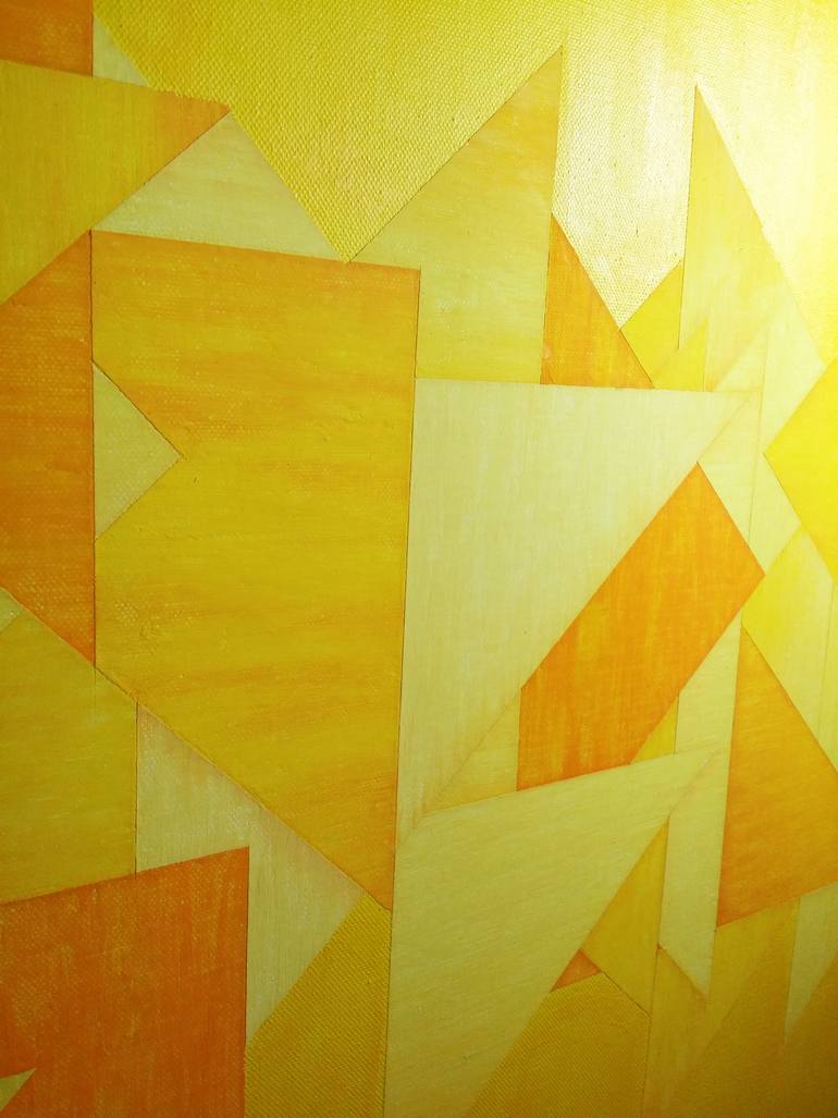 Original Abstract Geometric Painting by Vincent Glo