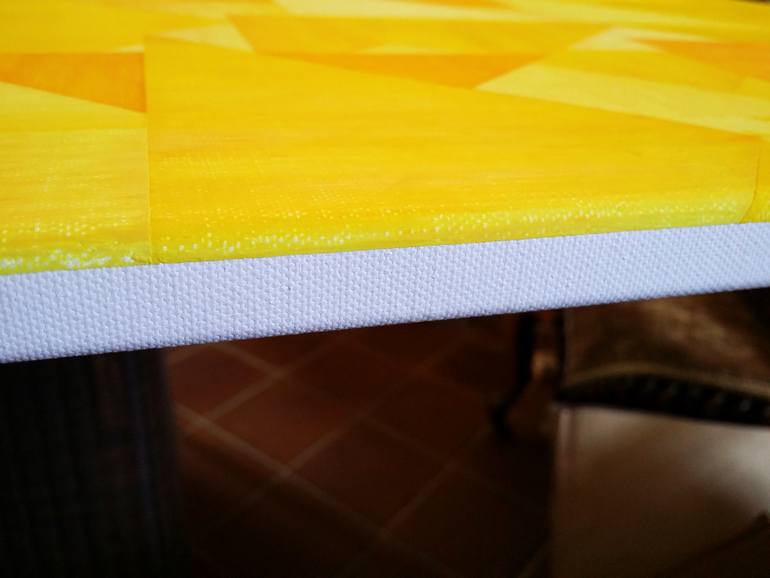 Original Abstract Geometric Painting by Vincent Glo